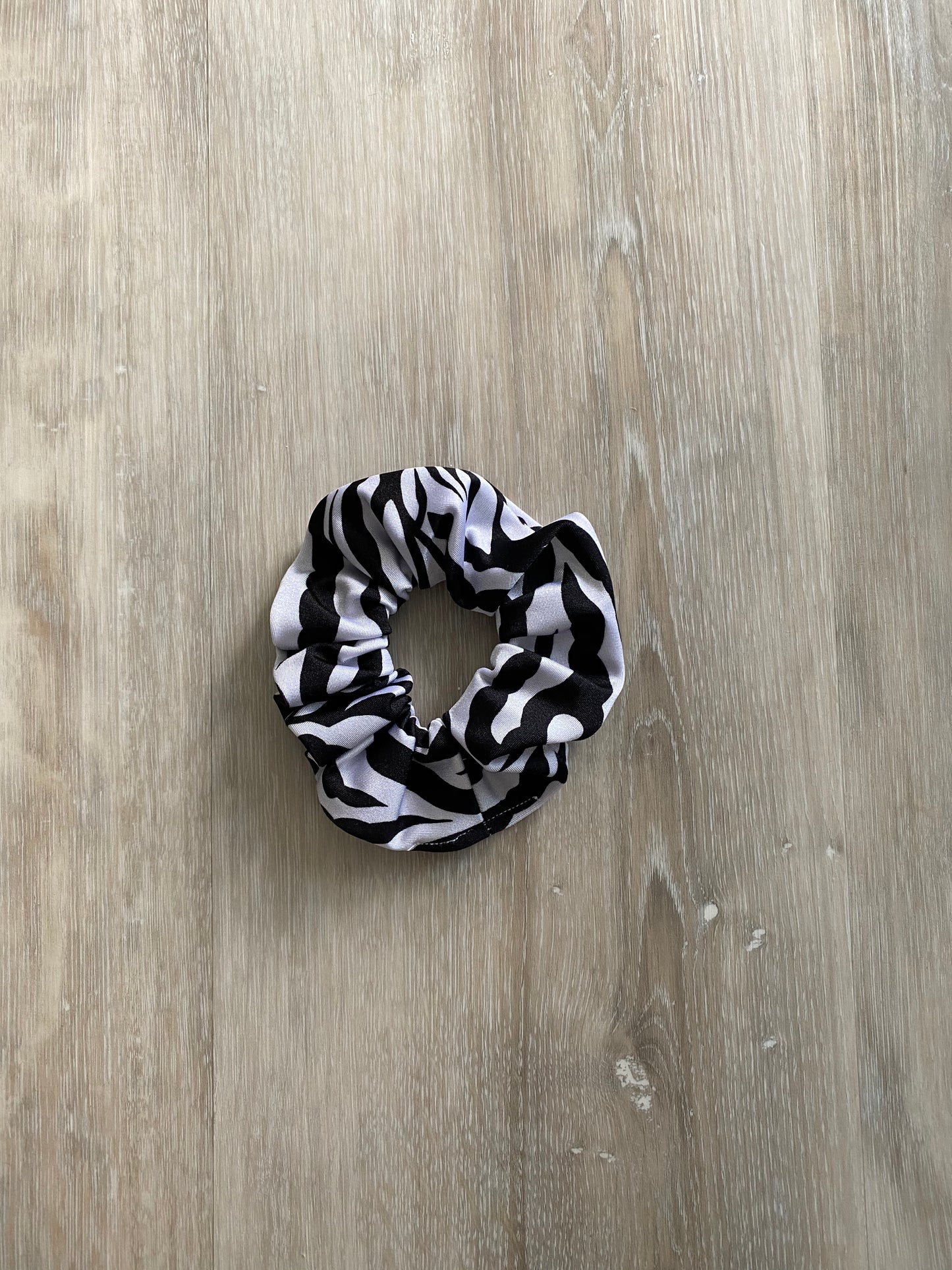 Zebra // Hair Scrunchie