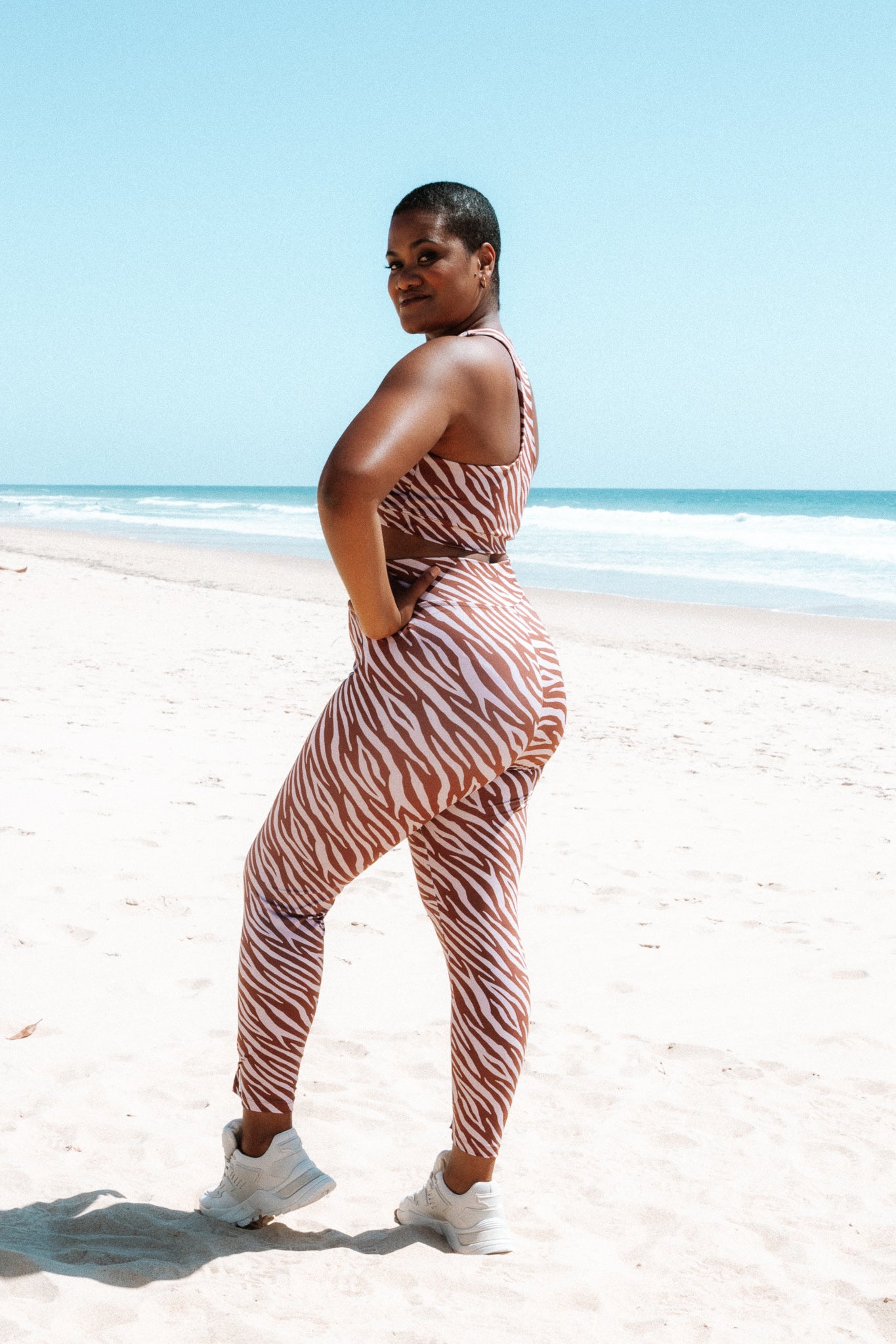 Athleisure 7/8th Leggings // Zebra