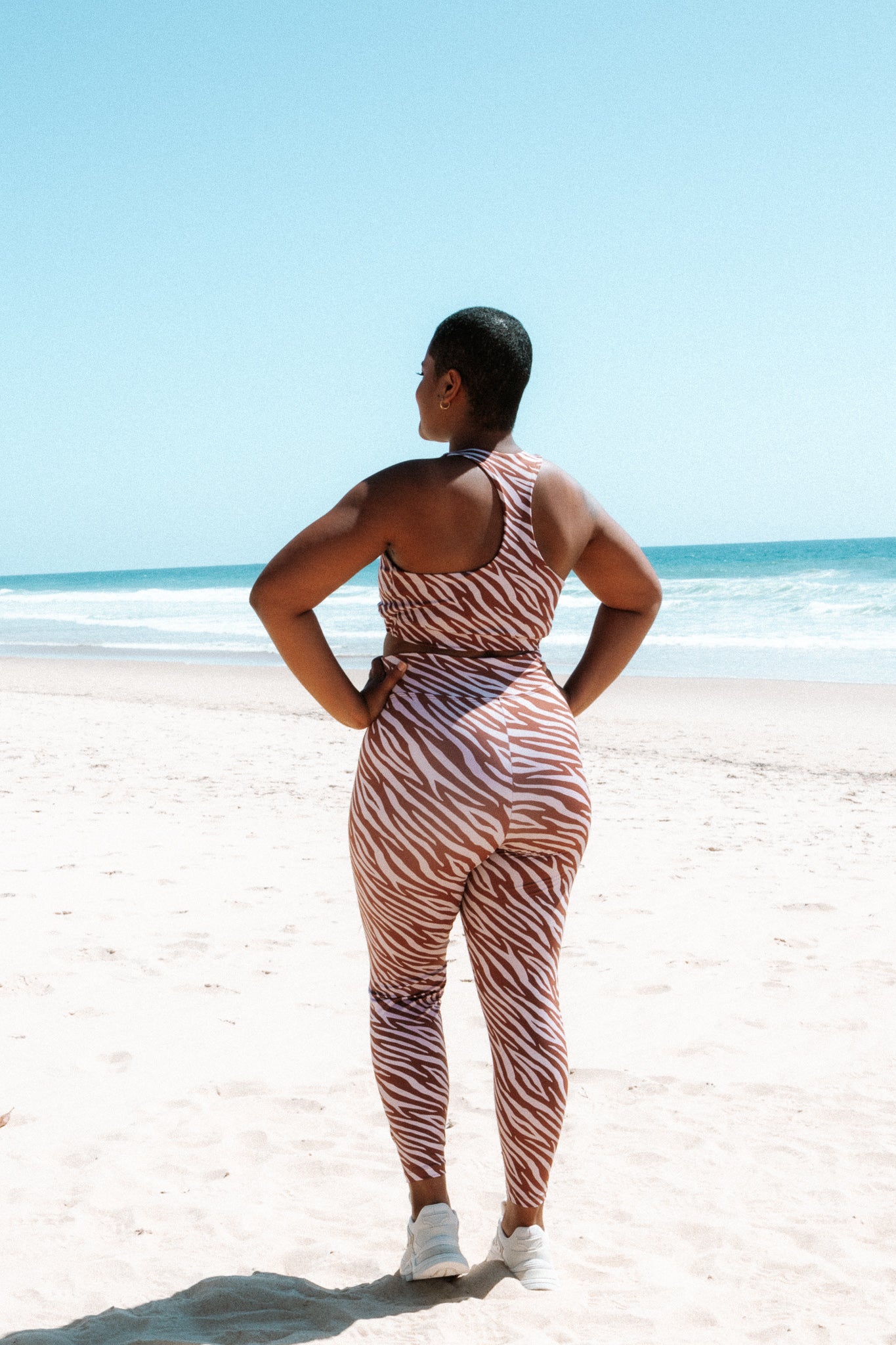 Athleisure 7/8th Leggings // Zebra