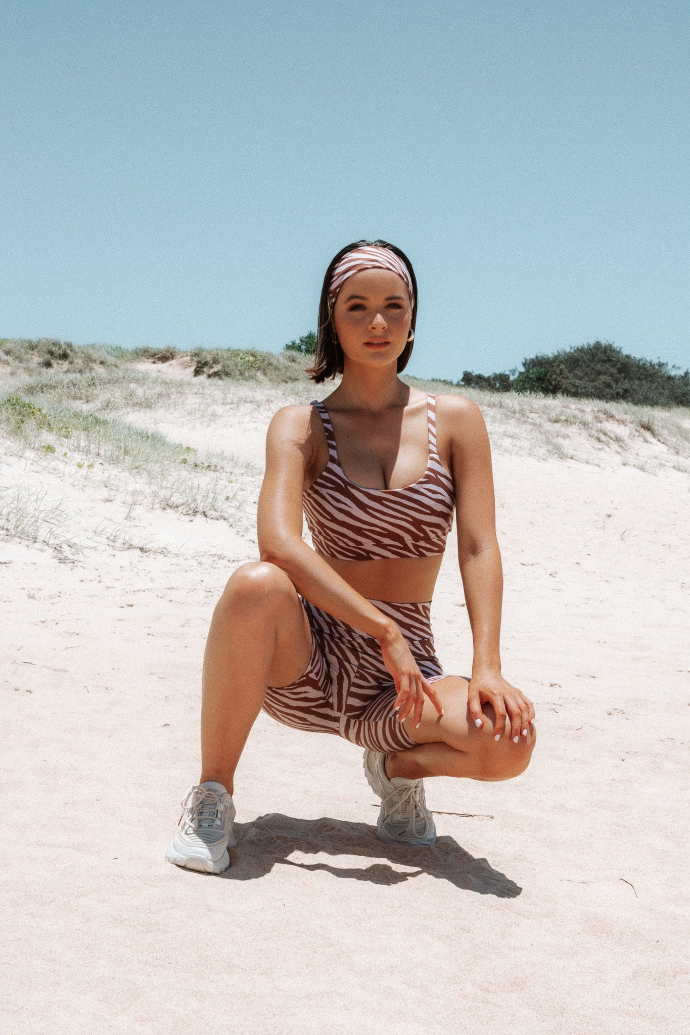 Sweat Headband // Zebra