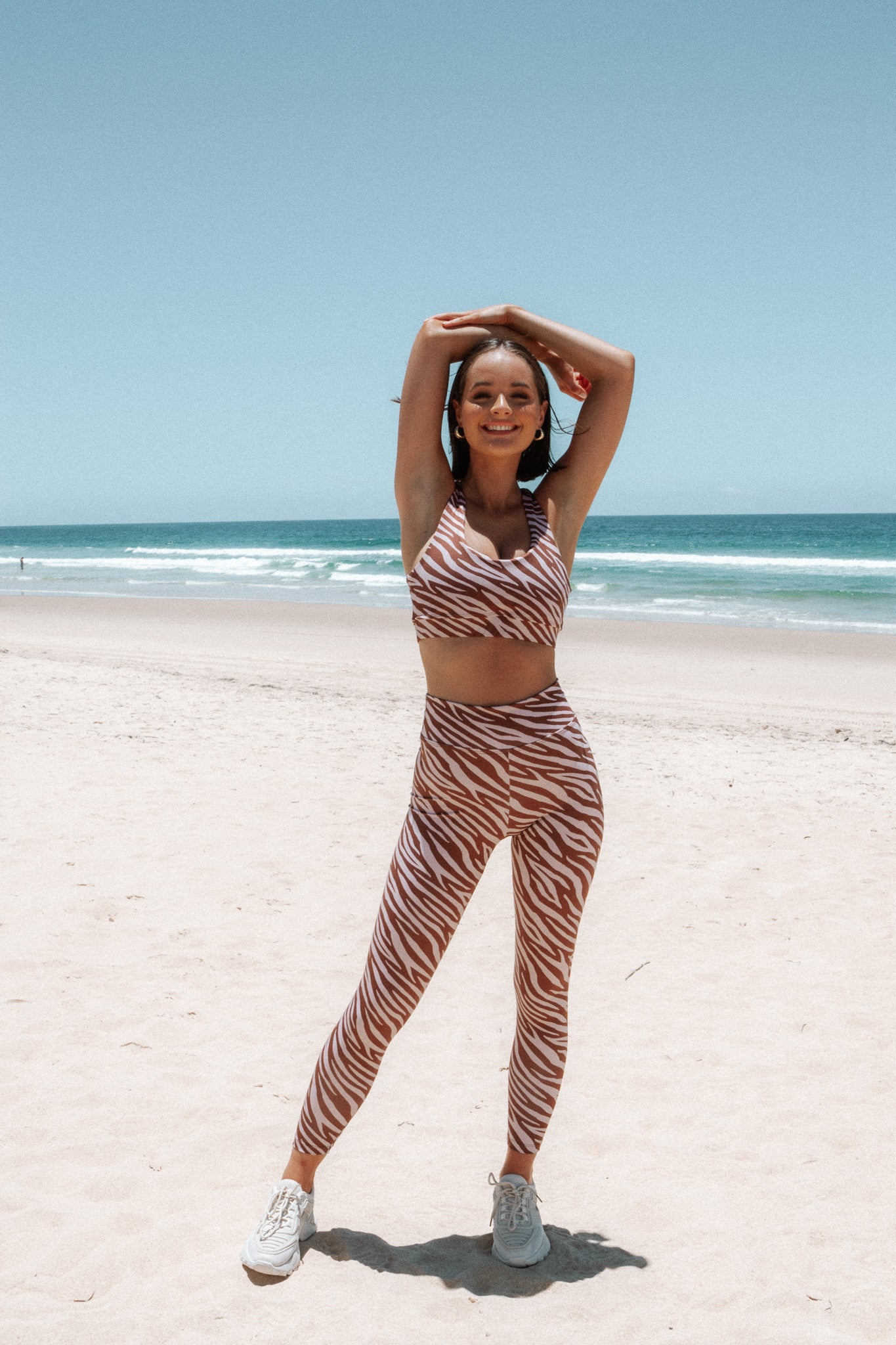 Athleisure 7/8th Leggings // Zebra