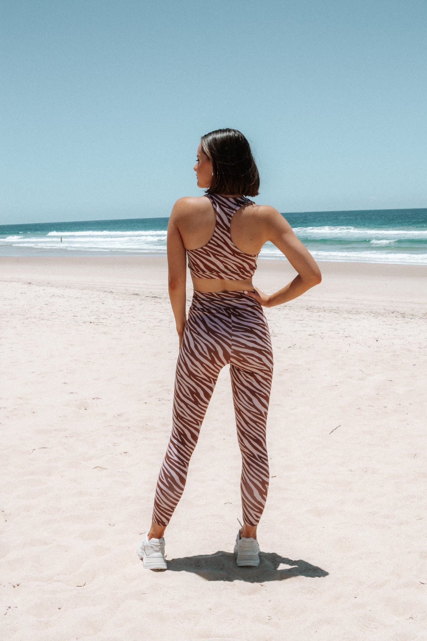 Athleisure 7/8th Leggings // Zebra
