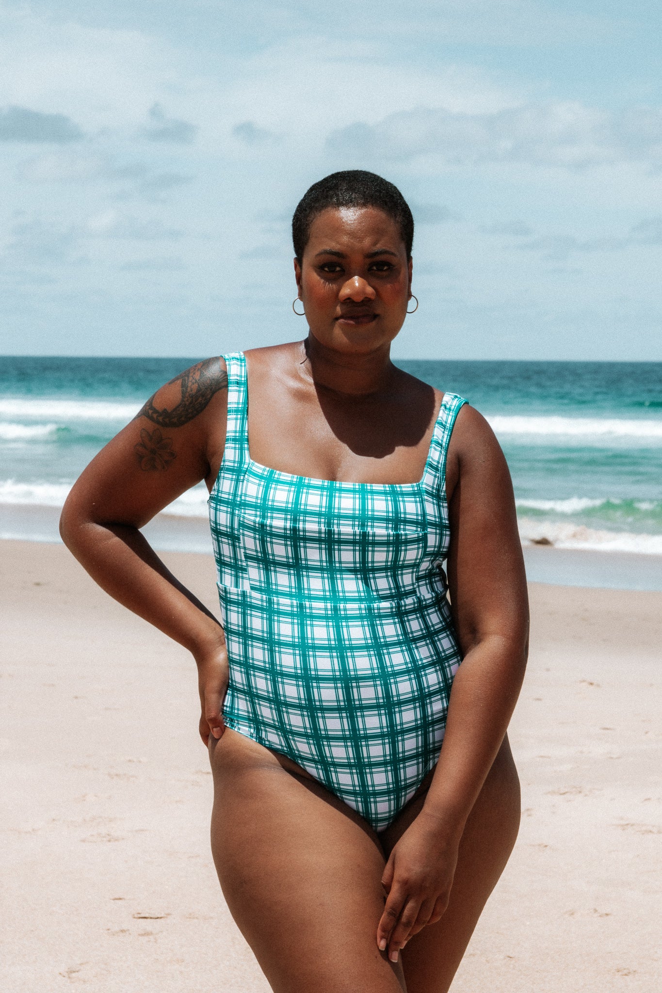 Lucy Swimsuit // Plaid