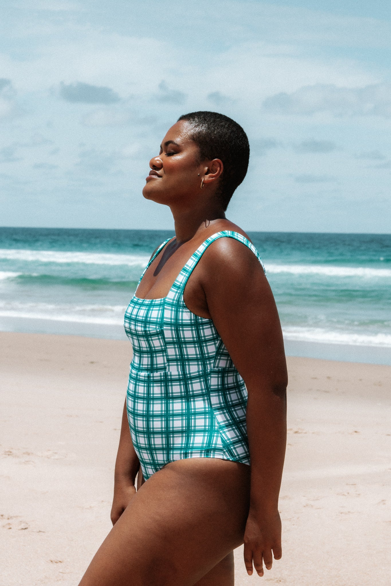 Lucy Swimsuit // Plaid