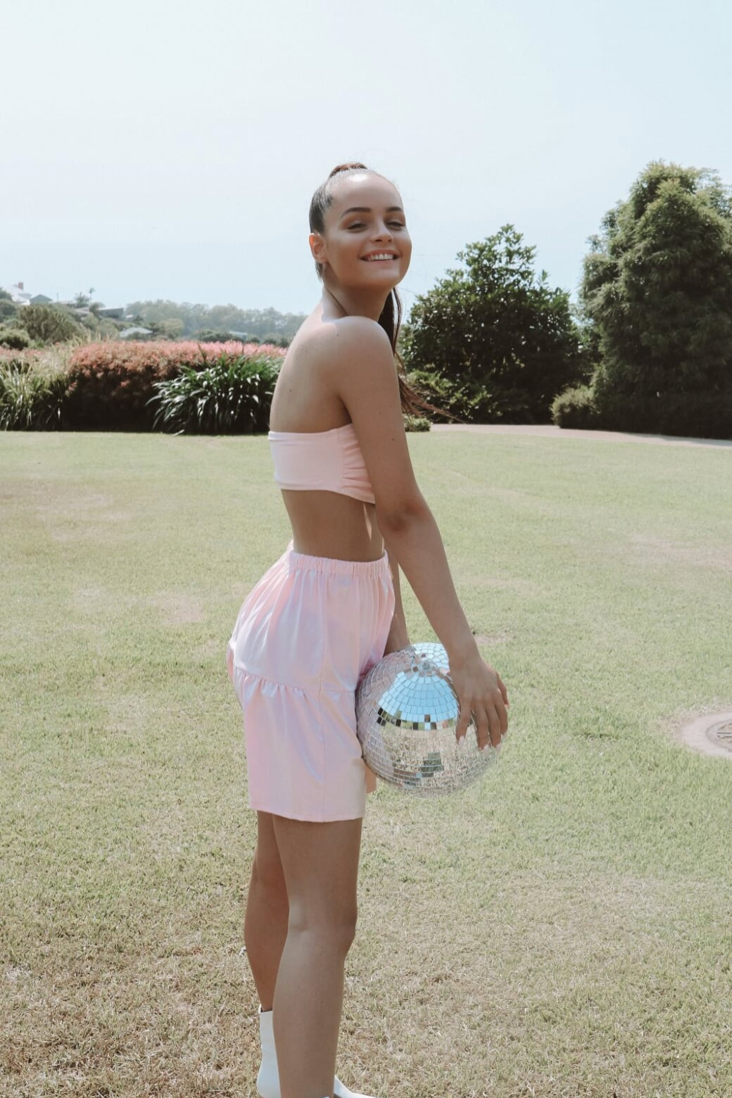 Bandeau // Pink Butterfly