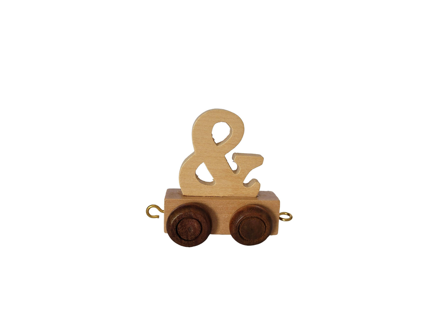 Wooden Ampersand (Word Train Addition), Natural Wooden Toy PRE-ORDER