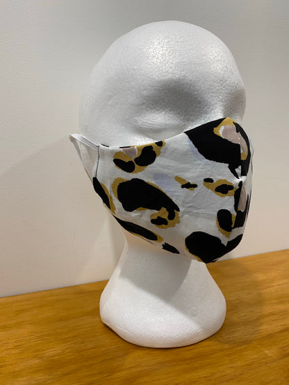 Large leopard print Face Mask